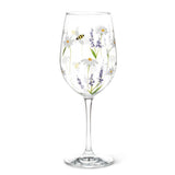 Lavender & Bees Wine Glass