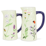 Floral Jug with Bee