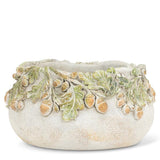 Oak Leaves & Acorns  Planter