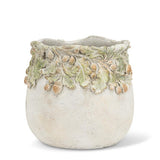 Oak Leaves & Acorns  Planter