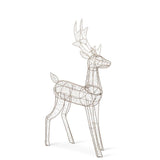 Lg 500L Micro LED Reindeer-Gold-43"H
