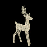 Lg 500L Micro LED Reindeer-Gold-43"H