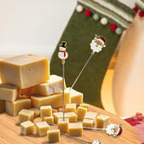 Santa Face Icon Cocktail Picks. Set of 4