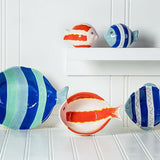 Large Striped Fish Bowl