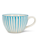 Striped Latte Mug