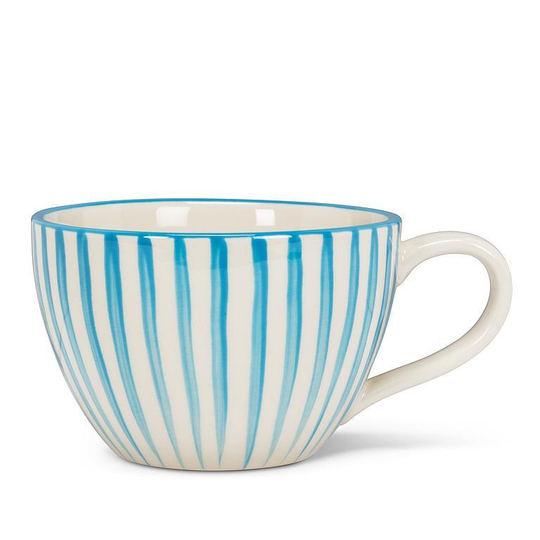 Striped Latte Mug