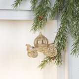 Glitter Carriage Ornament