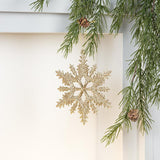Glitter Intricate Snowflake Ornament