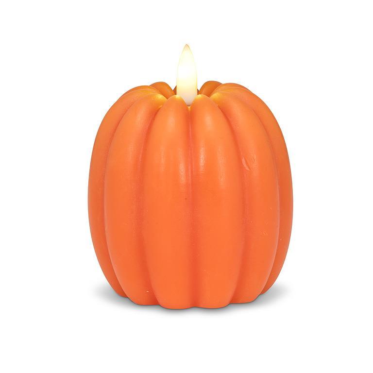 Pumpkin LED Candle