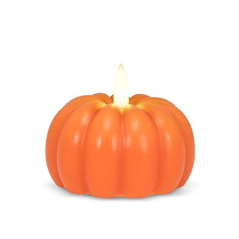 Pumpkin LED Candle