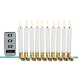 LED Tree Candles with Remote | Set of 10