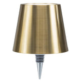 Gold Classic Shade LED Bottle Stopper Light