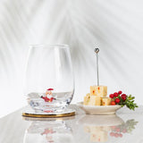 Santa Icon Stemless Wine Glass