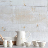 Embossed Floral Salt & Pepper