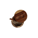 Tapas Living Acacia Salt Pinch With Spoon