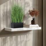 Onion Grass Artificial Faux Potted 18h" Plant