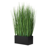 Onion Grass Artificial Faux Potted 18h" Plant
