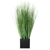 Onion Grass Artificial Faux Potted 18h" Plant
