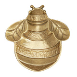 Bee Aluminum Decor Dish - Gold