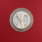 Golden Tree Napkin Ring - Set Of 4