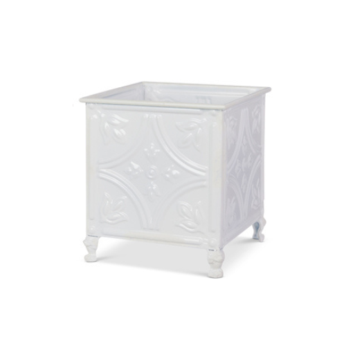 White Tile Planters