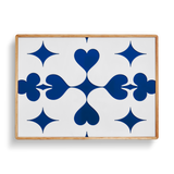 Lacquered Wood Poker Set