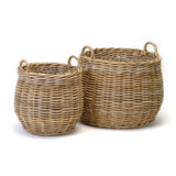 Round Rattan Decor Basket