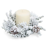 Snowy Candle Ring