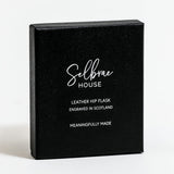Golf Leather Hip Flask