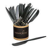 Black Appetizer Knives