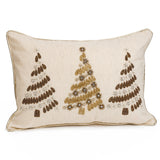 Brown Christmas Tree Pillows