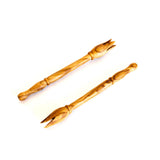 Olive Wood Pickle Fork
