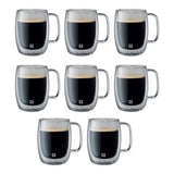 8 Piece Double Espresso Mug Set