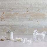 Hen Glass Dish