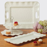 Perlette Cream - 2 Tier Server
