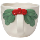 Mistletoe Christmas Sculpted Mug