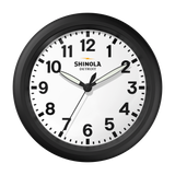 14" Runwell Clock | Chrome/Navy