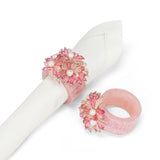 Beaded Flower Napkin Ring