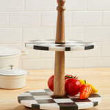 Checkered Marble Tiered Server