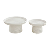 Woven Ceramic Pedestal