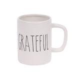 Grateful Skinny Script Mug Black