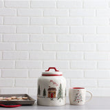 Holly Ho Ho Ho Tree Ceramic Mug