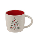 Holly Ho Ho Ho Tree Ceramic Mug
