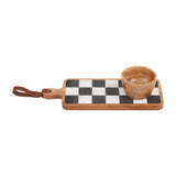 Chekered Marble Dip Tray