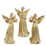Gold Angel with Instrument