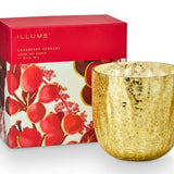 Crackle Glass Cranberry Currant
