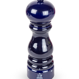 u'Select Manual Salt Mill in Wood | Blue Gloss 18cm