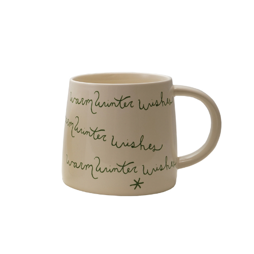 Holiday Stoneware Mugs