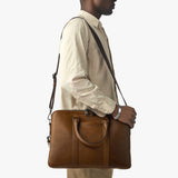 Computer Briefcase | Medium Brown