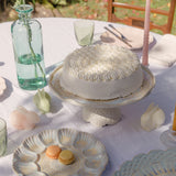 Cristal White Footed Plate